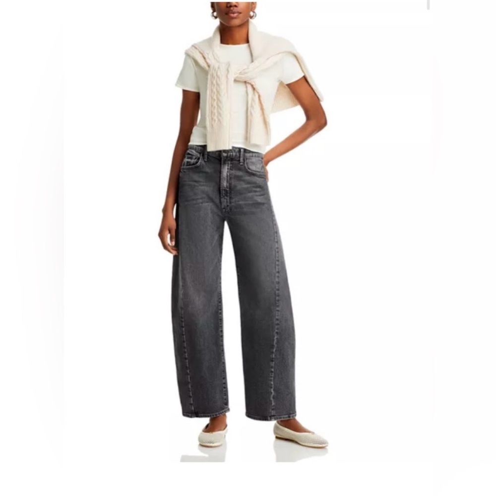 Mother The Half Pipe Flood High Rise Jeans in Outta Sight size 25 - Picture 12 of 14